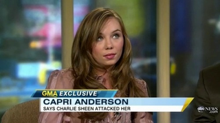 Capri Anderson Says Charlie Sheen Choked Her, Does Not Like Being Called A Whore